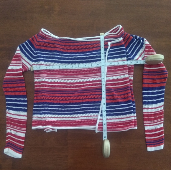 Boutique Forever 21 Patriotic Striped Cardigan - Picture 5 of 7